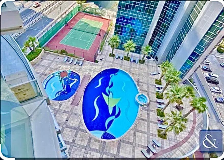 Marina View With Pool, Gym, Tennis Court, 5 Mins To Beach Дубай Экстерьер фото