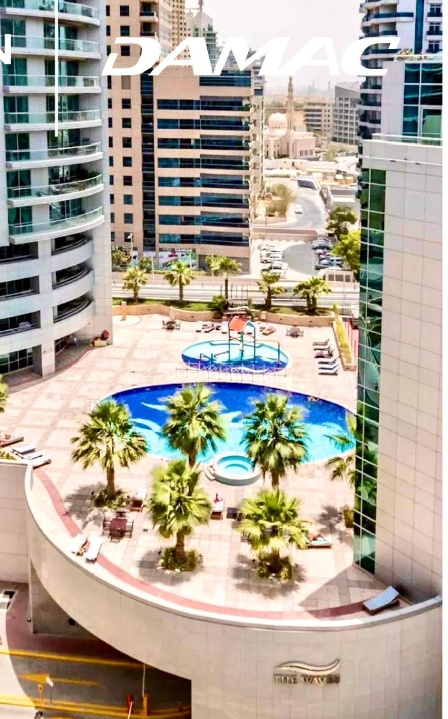 Marina View With Pool, Gym, Tennis Court, 5 Mins To Beach Дубай Экстерьер фото